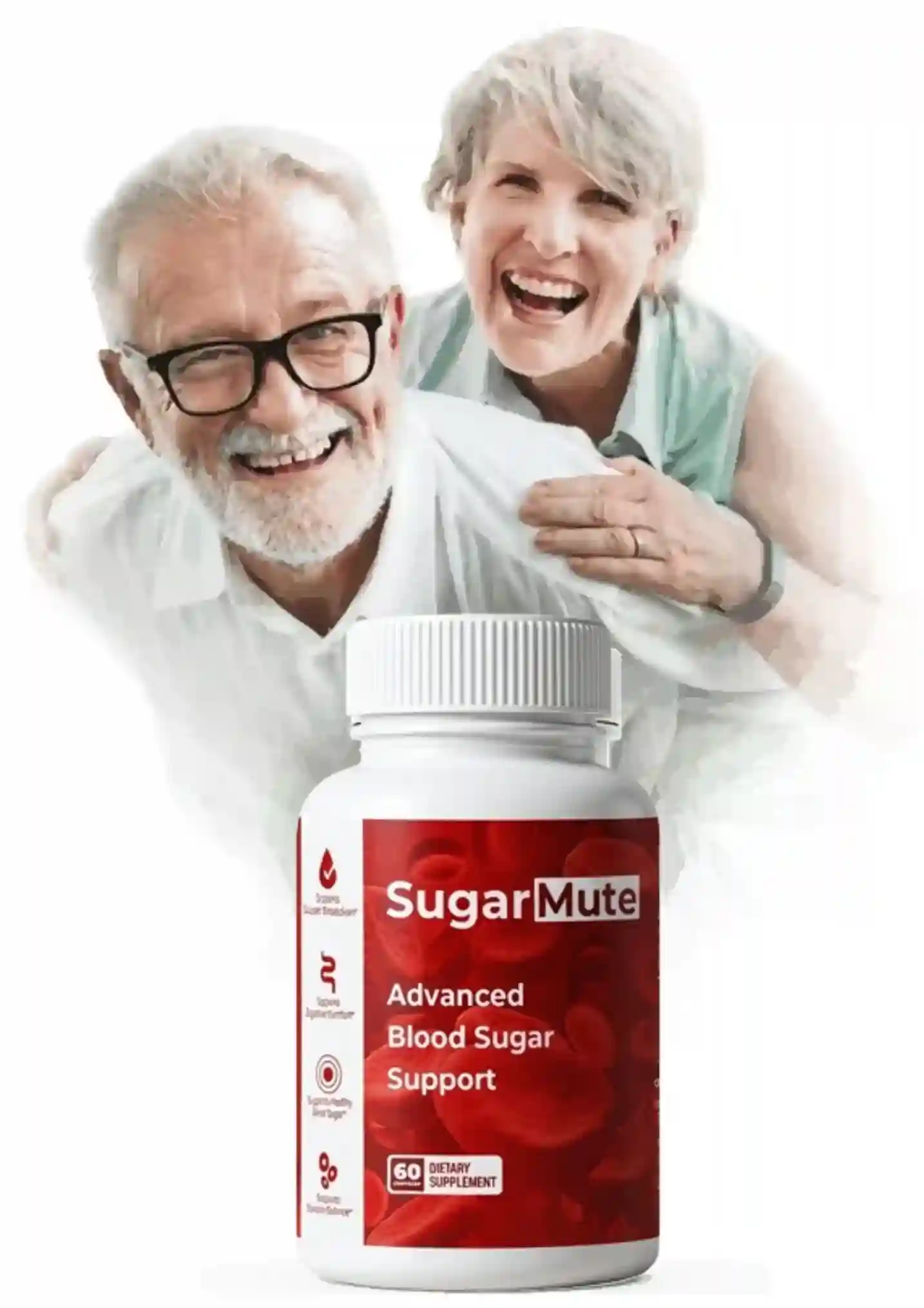 SugarMute Supplement 4 Bottles Display