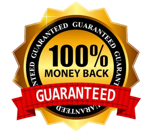 60 Day 100% Money Back Guarantee Badge