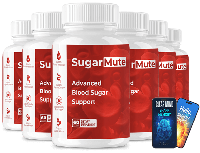SugarMute 6 Bottles Discount Pack Display